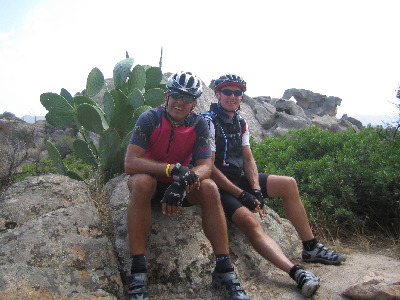 Ales und Michael auf dem Gipfel